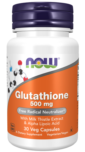 Now Glutathione 500 mg Veg Capsules