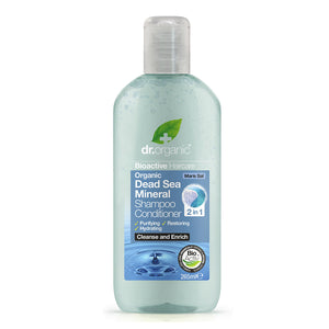 Dr Organic Dead Sea Mineral Shampoo & Conditioner 2 in 1 265ml