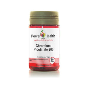 PowerHealth Chromium Picolinate 200ug 90s