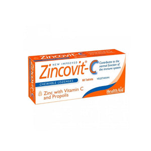 healthaid zincovit vitamin c zinc propolis lozenges