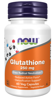 Now Glutathione 250 mg Veg Capsules
