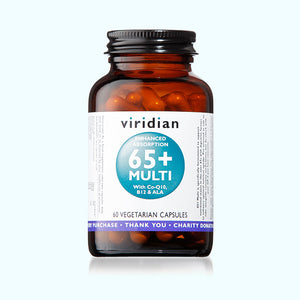 Viridian 65+ Multi – 60 Veg Caps