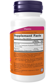 NOW P5P 50mg Vcaps 90's (Pyridoxal 5 Phospate)