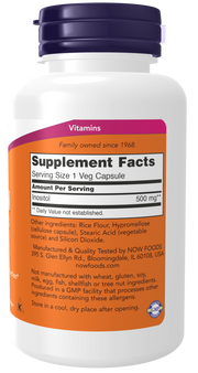 NOW Inositol VCaps 500mg 100's