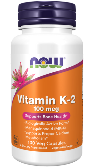 NOW Vitamin K2 100mcg Caps 100's