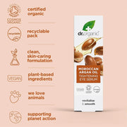 Dr Organic Moroccan Argan Oil Instant Tightening Eye Serum -30ml