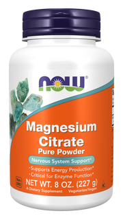 NOW Magnesium Citrate Powder 227g