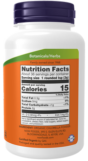 NOW Chlorella Powder