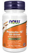 NOW Probiotic 10 100 Billion Caps 30's