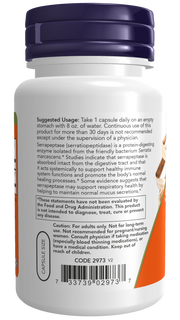 NOW Serrapeptase VCaps 60's