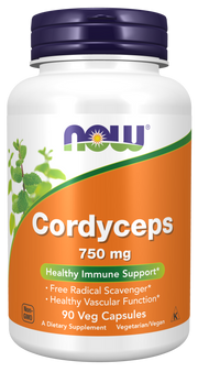 NOW Cordyceps 750mg 90s