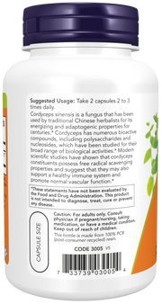 NOW Cordyceps 750mg 90s