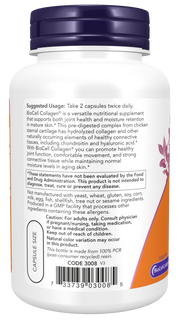 NOW Biocell Collagen Hydrolyzed Type II VCaps 120s