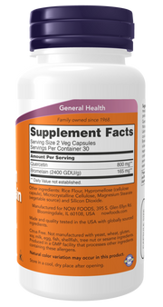 NOW Quercetin with Bromelain Vcaps 120's
