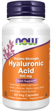NOW Hyaluronic Acid 100mg Caps 60s