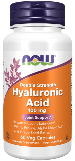 NOW Hyaluronic Acid 100mg Caps 60s