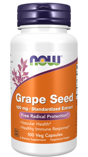 NOW Grape Seed Extract 100mg Caps 100's