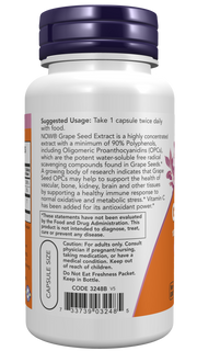 NOW Grape Seed Extract 100mg Caps 100's
