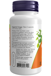 NOW Stinging Nettle Root Extract 250mg Caps 90's