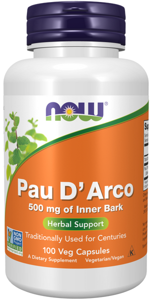 NOW Pau D Arco 500mg 60s