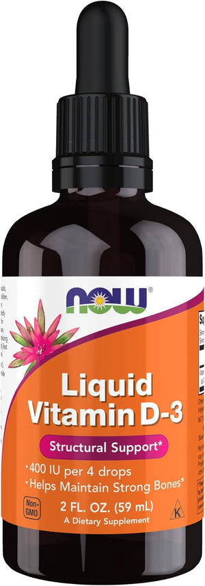 NOW Liquid Vitamin D3 59ml