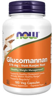 NOW Glucomannan 575 mg (Konjac Fibre) Caps 180's