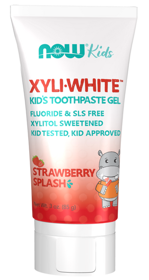 NOW XyliWhite™ Strawberry Splash Toothpaste Gel for Kids 85g