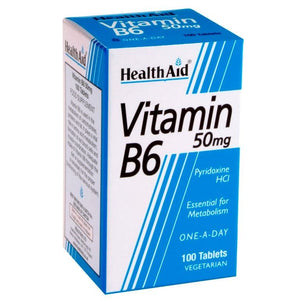 HealthAid Vitamin B6 50mg 100s