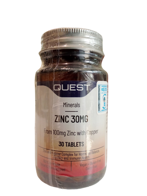 Quest Zinc Citrate 30mg 30's