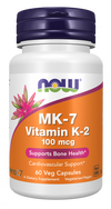 NOW Vitamin K2 MK7 100mcg VCaps 60's