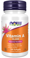 NOW Vitamin A 10,000iu 100's