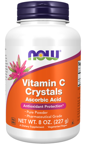 NOW Vitamin C Crystals - Ascorbic Acid 227gm