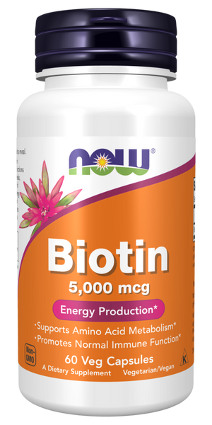 NOW Biotin 5000 mcg 60's