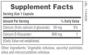 NaturesPlus PRO Calcium D-Glucarate (CDG) 600 MG Capsules (Copy)