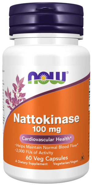 NOW Nattokinase 100mg Vcaps 60's