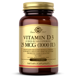 Solgar Vitamin D3 1000 iu 100s