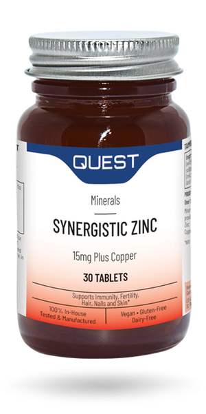 Quest Synergistic Zinc with Copper 15mg 30's