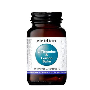 Viridain L-Theanine 200mg & Lemon Balm 300mg Vcaps 30's