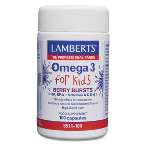 Lamberts Omega 3 for Kids Chewable Caps 100's
