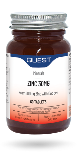 Quest Zinc Citrate 30mg 60's