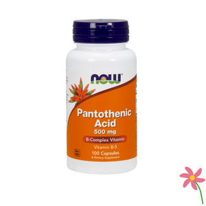 NOW Pantothenic Acid Vitamin B5 500 mg 100's