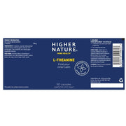 Higher Nature L-Theanine Label
