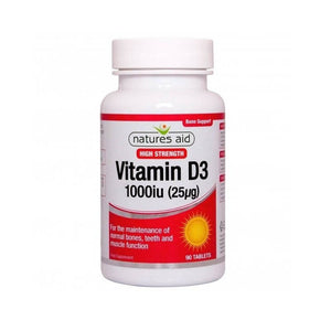 Natures Aid Vitamin D3 1000 iu 90s